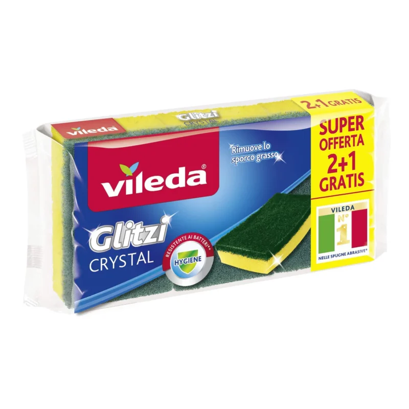 Bureti VILEDA Glitzi Crystal 2+1, 8001940004044